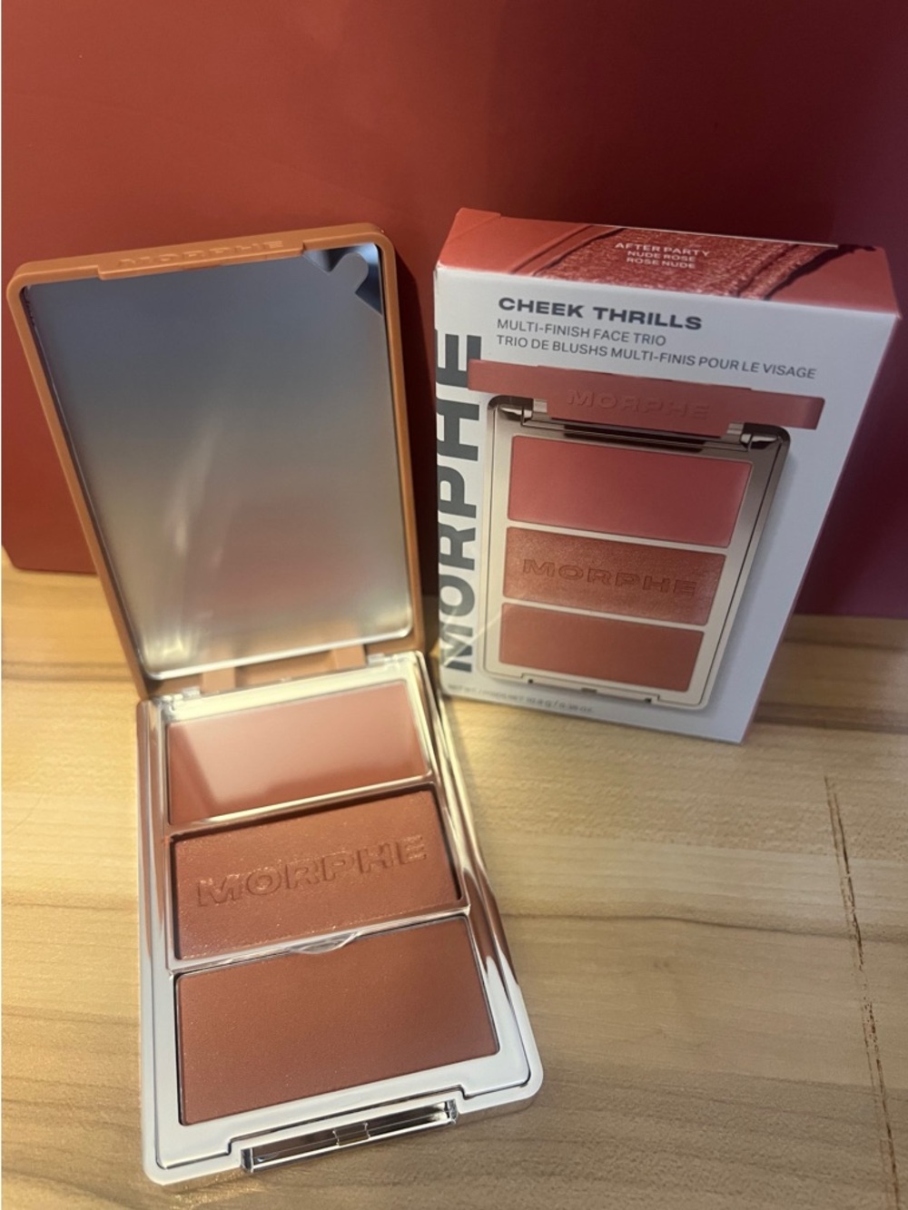 Morphe Cheek Thrills Multi-Finish Face Trio — AFTER PARTY NIB